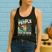 Some People Just Need A Hug Brazilian Jiu Jitsu MMA BJJ Womens Tank Top