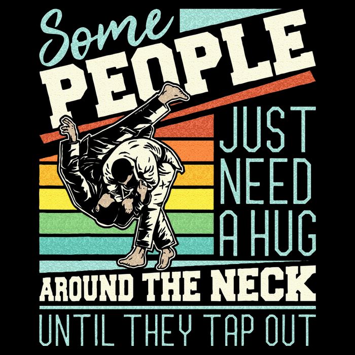 Some People Just Need A Hug Brazilian Jiu Jitsu MMA BJJ Wool Snapback Cap