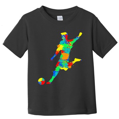 Soccer Player Kids Men Toddler T-Shirt