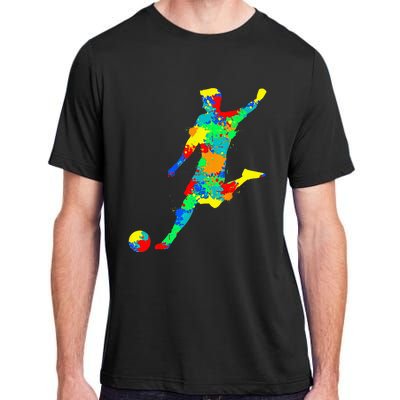 Soccer Player Kids Men Adult ChromaSoft Performance T-Shirt