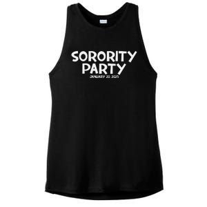 Sorority Party Kamala Harris 2024 Ladies PosiCharge Tri-Blend Wicking Tank