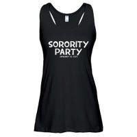 Sorority Party Kamala Harris 2024 Ladies Essential Flowy Tank