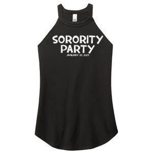 Sorority Party Kamala Harris 2024 Women's Perfect Tri Rocker Tank