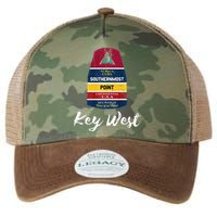 Southernmost Point Key West Florida Keys Souvenir Legacy Tie Dye Trucker Hat