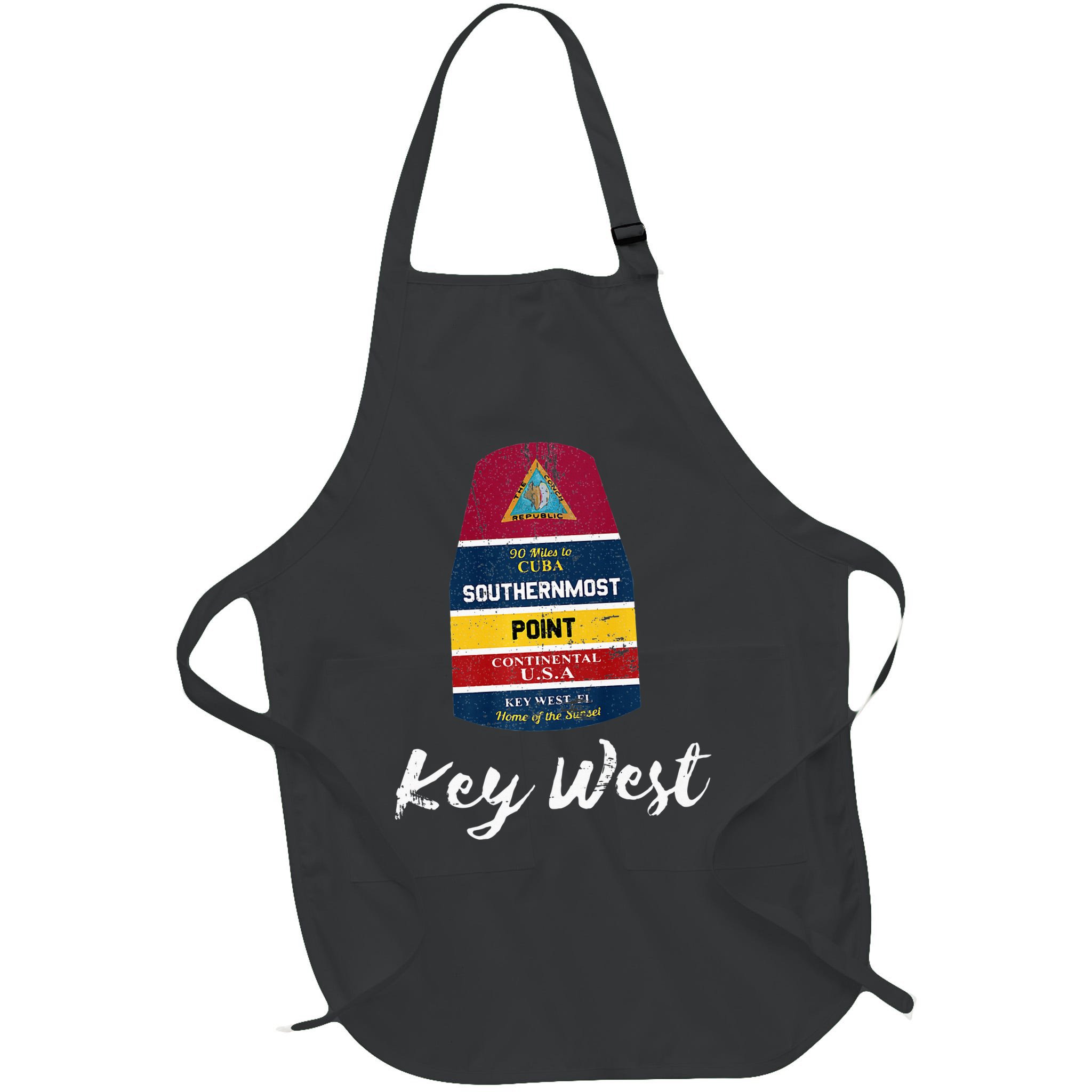 Southernmost Point Key West Florida Keys Souvenir Apron