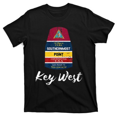 Southernmost Point Key West Florida Keys Souvenir T-Shirt