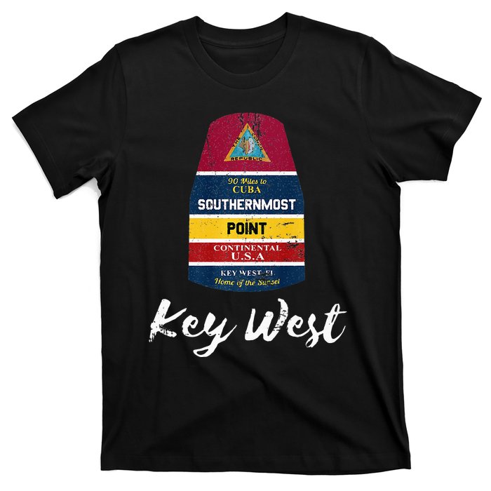 Southernmost Point Key West Florida Keys Souvenir T-Shirt