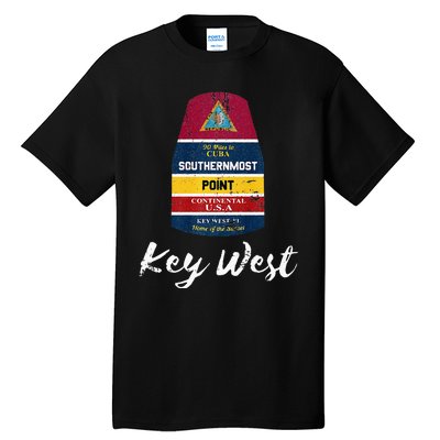 Southernmost Point Key West Florida Keys Souvenir Tall T-Shirt