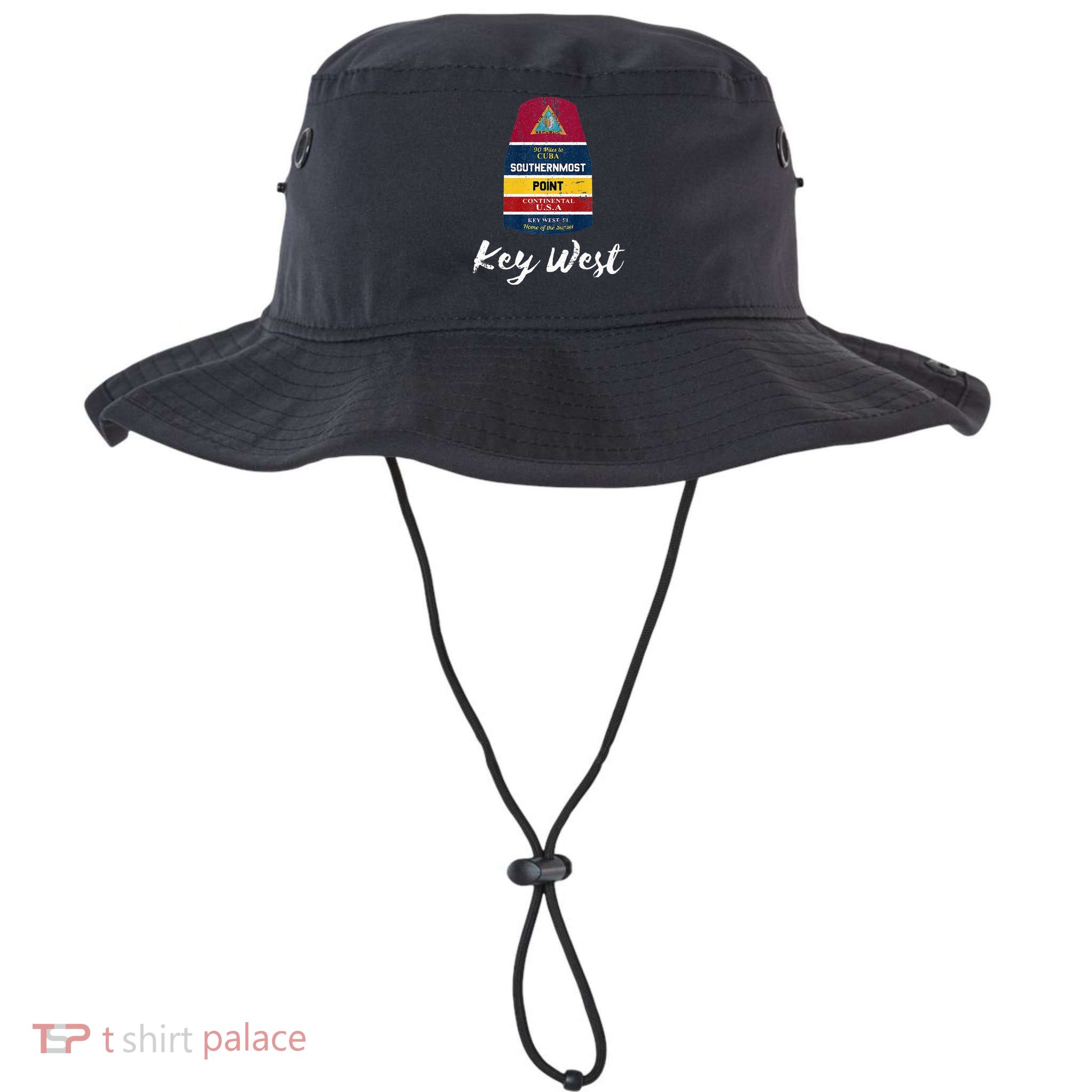 Southernmost Point Key West Florida Keys Souvenir Bucket Hat