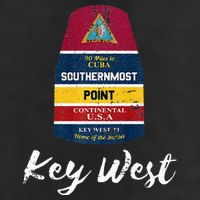 Southernmost Point Key West Florida Keys Souvenir 25L Jumbo Tote