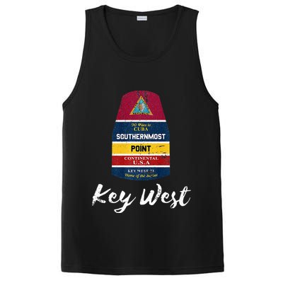 Southernmost Point Key West Florida Keys Souvenir PosiCharge Competitor Tank