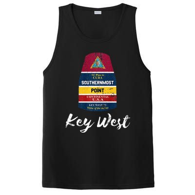 Southernmost Point Key West Florida Keys Souvenir PosiCharge Competitor Tank