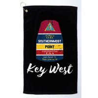 Southernmost Point Key West Florida Keys Souvenir Golf Towel