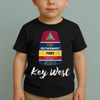 Southernmost Point Key West Florida Keys Souvenir Toddler T-Shirt