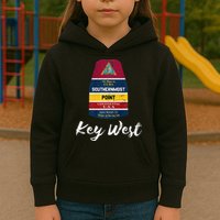 Southernmost Point Key West Florida Keys Souvenir Kids Hoodie