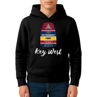 Southernmost Point Key West Florida Keys Souvenir Kids Hoodie