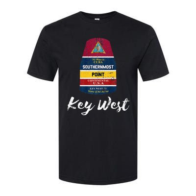 Southernmost Point Key West Florida Keys Souvenir Softstyle CVC T-Shirt