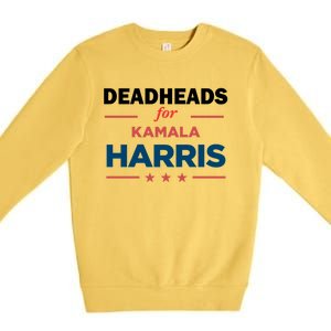 Support President Kamala Harris Deadheads For Harris 2024 Gift Premium Crewneck Sweatshirt