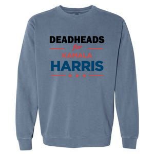 Support President Kamala Harris Deadheads For Harris 2024 Gift Garment-Dyed Sweatshirt