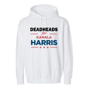 Support President Kamala Harris Deadheads For Harris 2024 Gift Garment-Dyed Fleece Hoodie