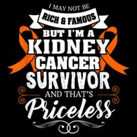Survivor Priceless Kidney Cancer Awareness Ribbon Sweatshirt