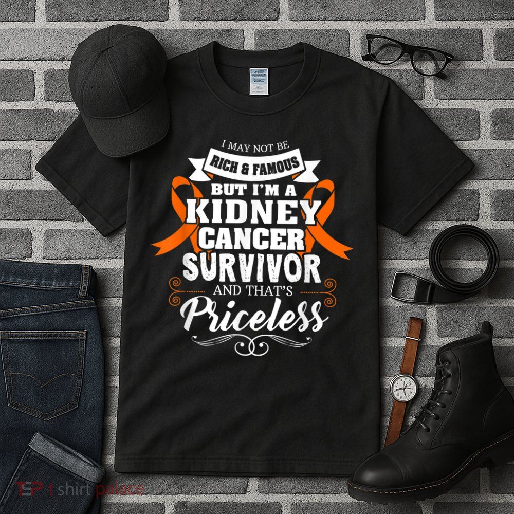 Survivor Priceless Kidney Cancer Awareness Ribbon Tall T-Shirt