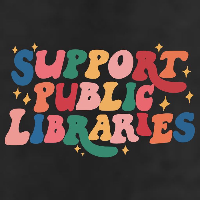 Support Public Libraries 4th Of July Garment-Dyed Fleece Hoodie