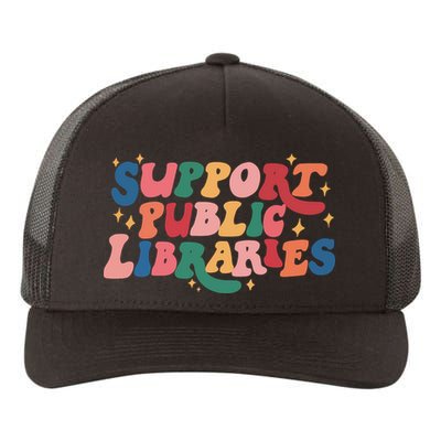 Support Public Libraries 4th Of July Yupoong Adult 5-Panel Trucker Hat
