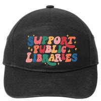 Support Public Libraries 4th Of July 7-Panel Snapback Hat