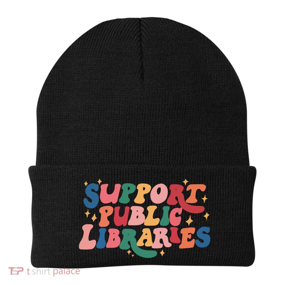 Support Public Libraries 4th Of July Beanie