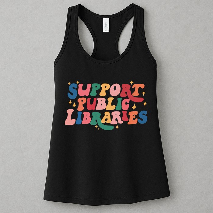 Support Public Libraries 4th Of July Womens Tank Top