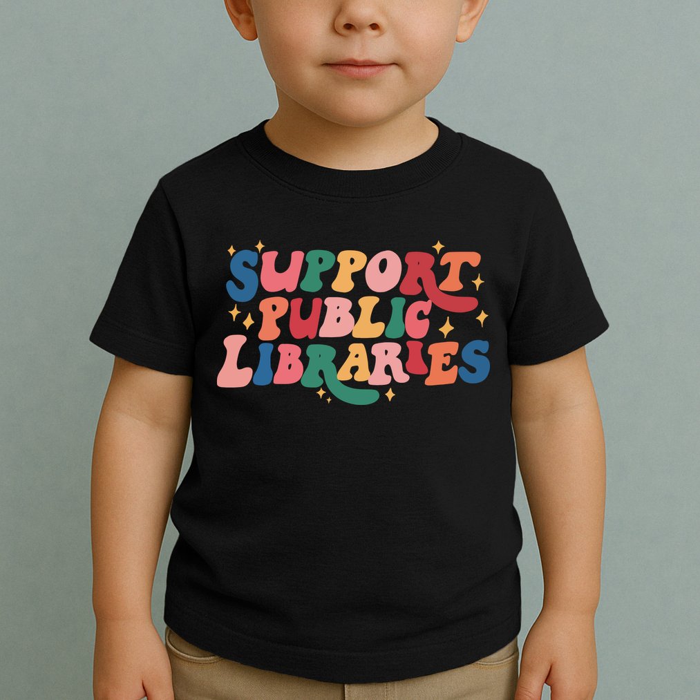 Support Public Libraries 4th Of July Toddler T-Shirt