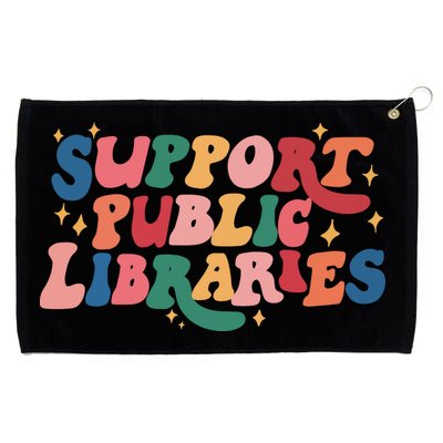 Support Public Libraries 4th Of July Grommeted Golf Towel
