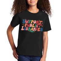 Support Public Libraries 4th Of July Kids T-Shirt