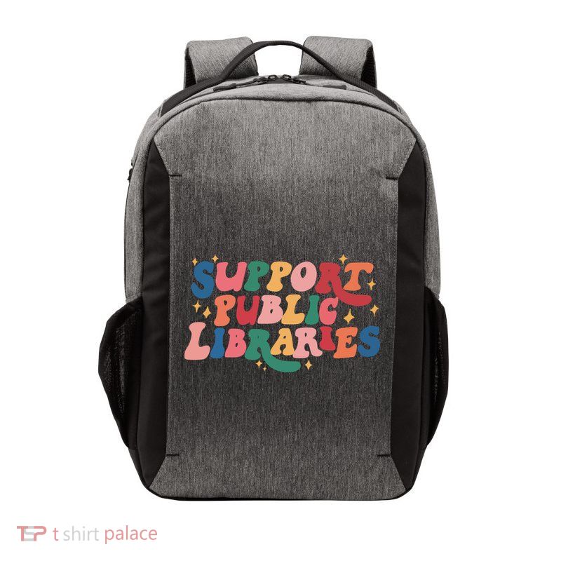 Support Public Libraries 4th Of July Vector Backpack