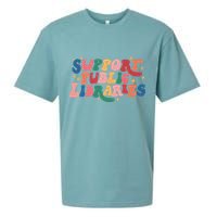 Support Public Libraries 4th Of July Sueded Cloud Jersey T-Shirt
