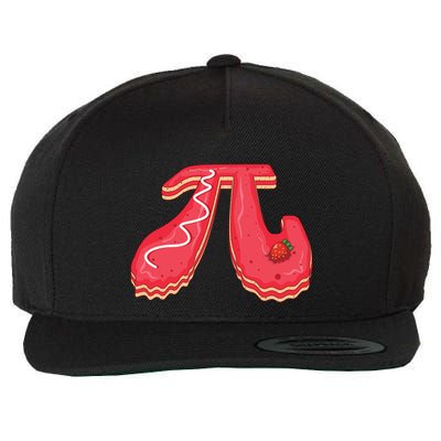 Strawberry Pie Love Pi Math Day Mathematics Happy Pi Day Meaningful Gift Wool Snapback Cap