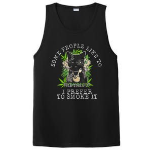 Some People Like To Stir The Pot I Prefer To Smoke It Cat PosiCharge Competitor Tank