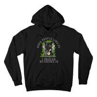 Some People Like To Stir The Pot I Prefer To Smoke It Cat Tall Hoodie