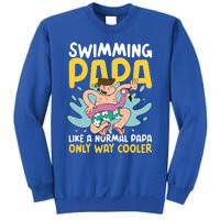 Swimming Papa Like A Normal Papa But Cooler For Father's Day Gift Sweatshirt