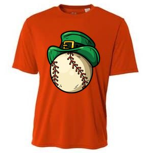 Saint Patricks Lucky Baseball Lover Great Gift Cooling Performance Crew T-Shirt