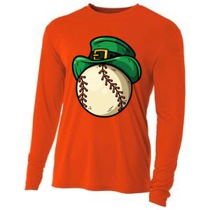 Saint Patricks Lucky Baseball Lover Great Gift Cooling Performance Long Sleeve Crew