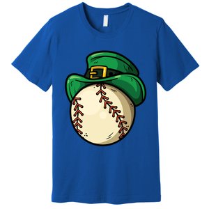 Saint Patricks Lucky Baseball Lover Great Gift Premium T-Shirt