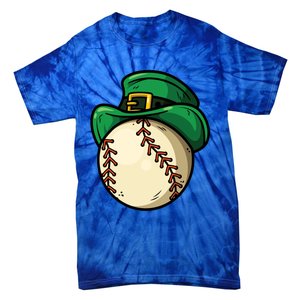 Saint Patricks Lucky Baseball Lover Great Gift Tie-Dye T-Shirt