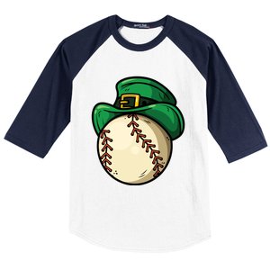 Saint Patricks Lucky Baseball Lover Great Gift Baseball Sleeve Shirt