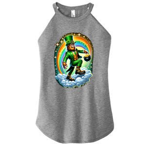 St Paddy Lucky St Patricks Day Bigfoot Women’s Perfect Tri Rocker Tank