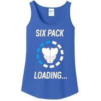 Six Pack Loading Funny Gift Muscles Fitness Workout Great Gift Ladies Essential Tank