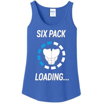 Six Pack Loading Funny Gift Muscles Fitness Workout Great Gift Ladies Essential Tank