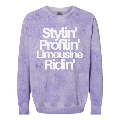 Styling Profiling Limousine Ridin Ric Colorblast Crewneck Sweatshirt