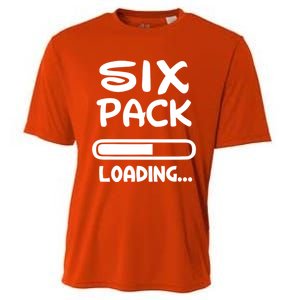 Six Pack Loading Bar Gift Cooling Performance Crew T-Shirt